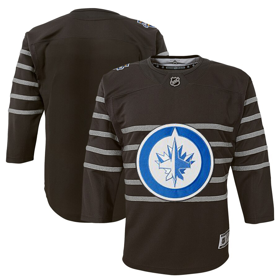 Youth Winnipeg Jets Gray 2020 NHL All-Star Game Premier Jersey->youth nhl jersey->Youth Jersey